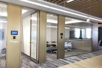 辦公室裝修隔斷如何布置才有高大尚的感覺(jué)-秉帝隔斷